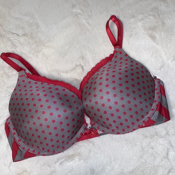 34C Victoria’s Secret polka dot push-up bra - Picture 1 of 3